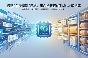 ThatTweet:自动保存推文的AI知识管理神器-R